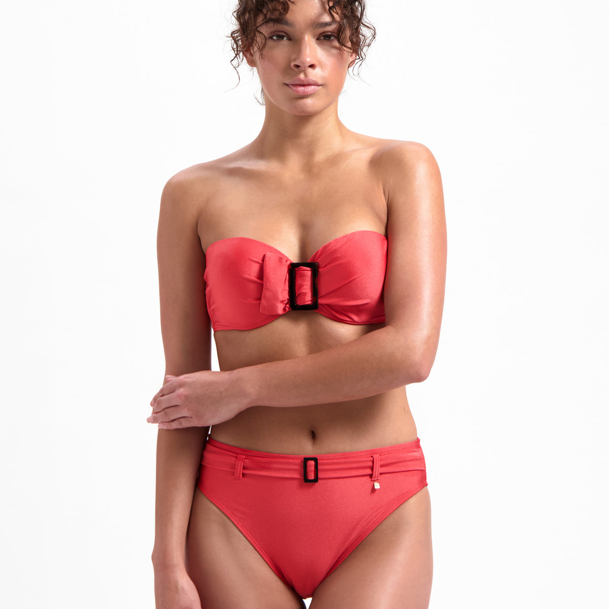 Ray Of Sunshine Ring Bandeau Bikini Top