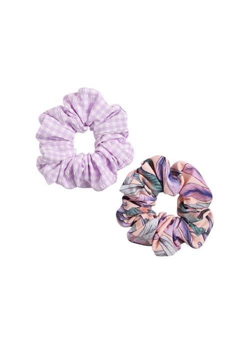 Scrunchies | Lilac Check & Tropical Blush 165403-284