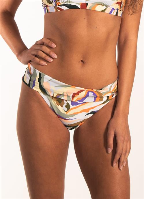 Artisan turnover waistband bikini bottom 