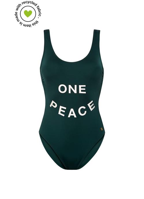 Rich Green 'One peace' swimsuit 