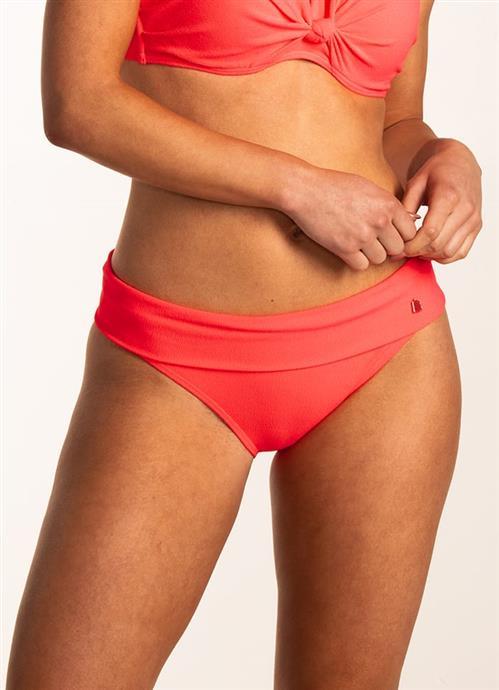 Neon Hype turnover waistband bikini bottom 