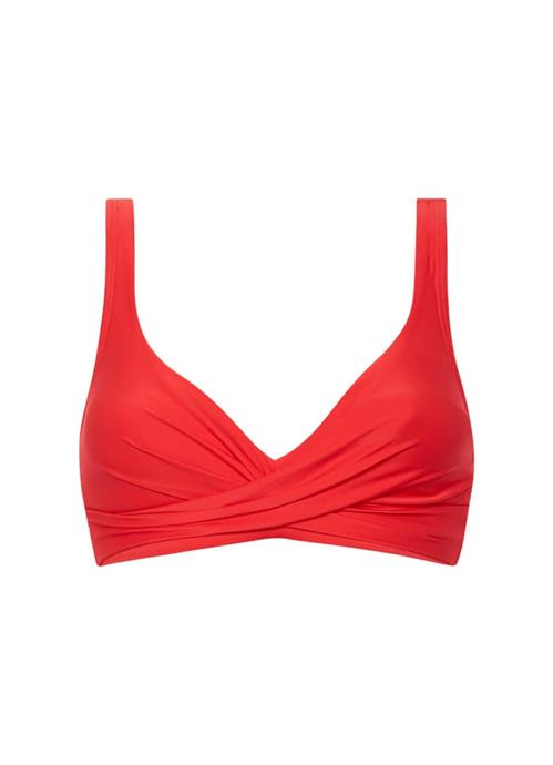 Fiery Red Wickel Bikini-Top 