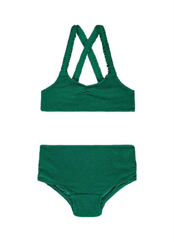 Fresh Green girls ruches bikini set 