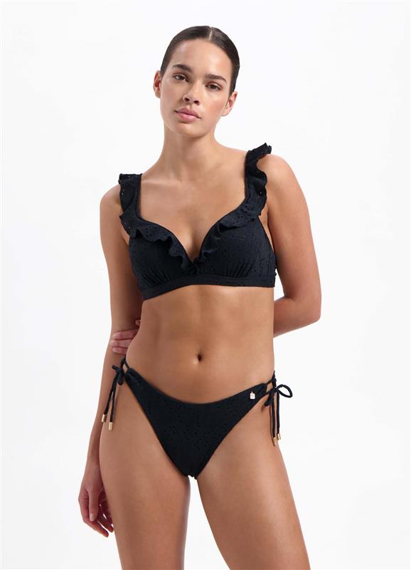 Ruffle Bikini Top with Underwire Brazilian Bandage Set Beachwear Bikini  Push-Up Swimsuit Bandeau Swimwear Women