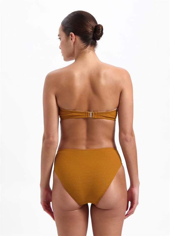 BEACHLIFE CLASSY Textured Hipster Bikini Bottom - Stripes