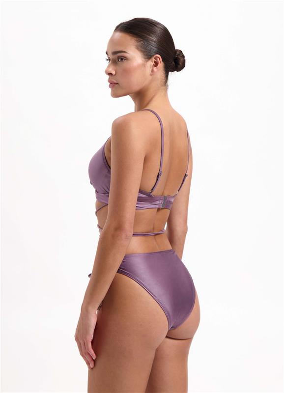 The Plum Bum Bikini, Plum / Lavender Bikini Bottom