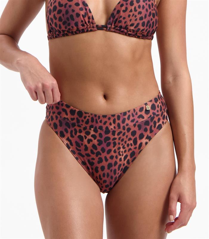Leopard Lover High-Waist Bikini-Hose 