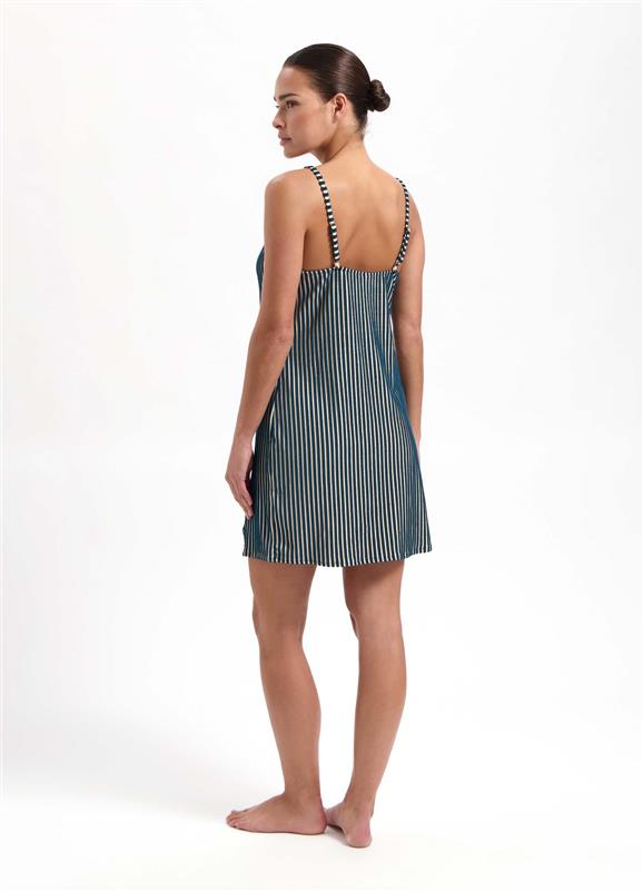 Knitted Stripe Split-Kleid 