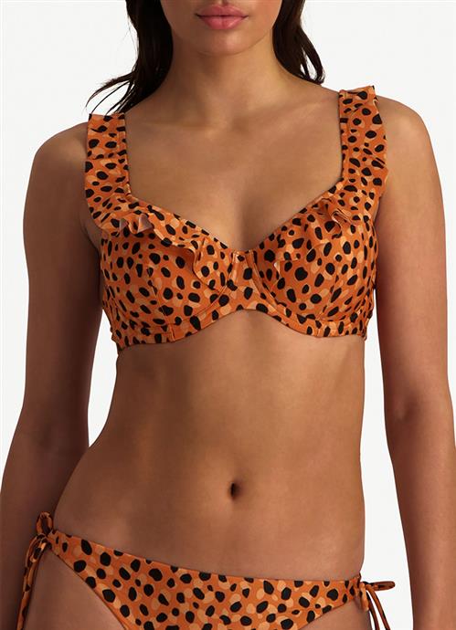 Leopard Spots Formende Bikini-Top 