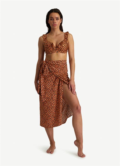 Leopard Spots wrap skirt 