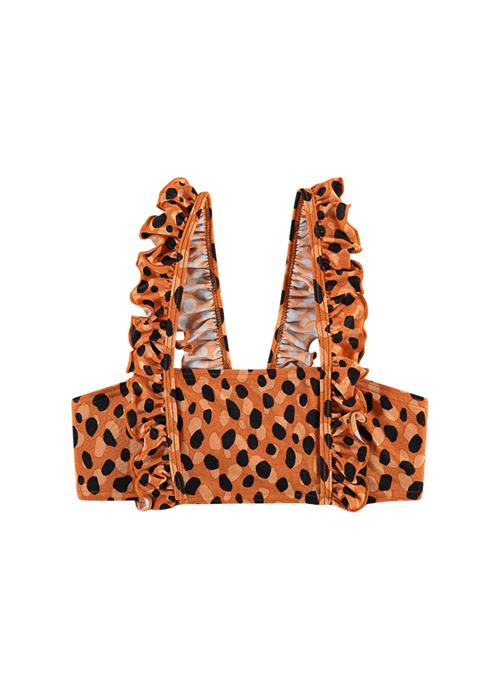Leopard Spots girls bandeau bikini top 