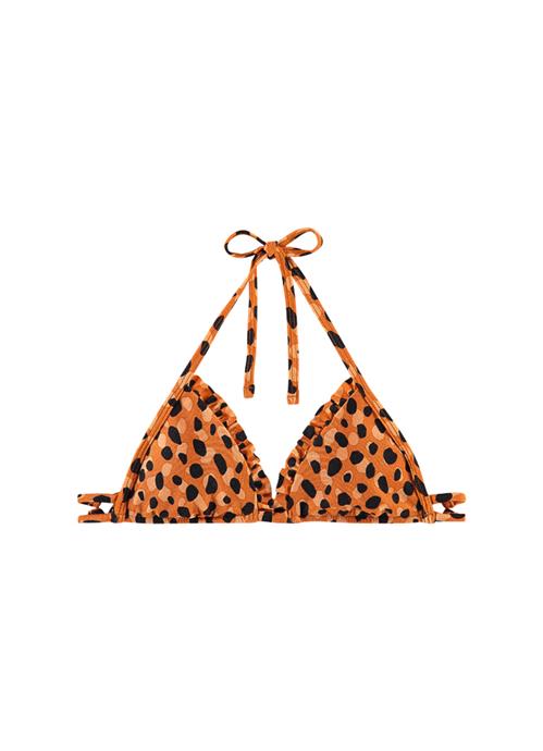 Leopard Spots girls triangle bikini top 