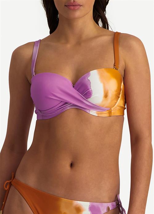 Tie Dye multiway bikini top - Cup D,E,F 