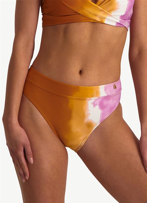 Tie Dye high waist bikini bottom 