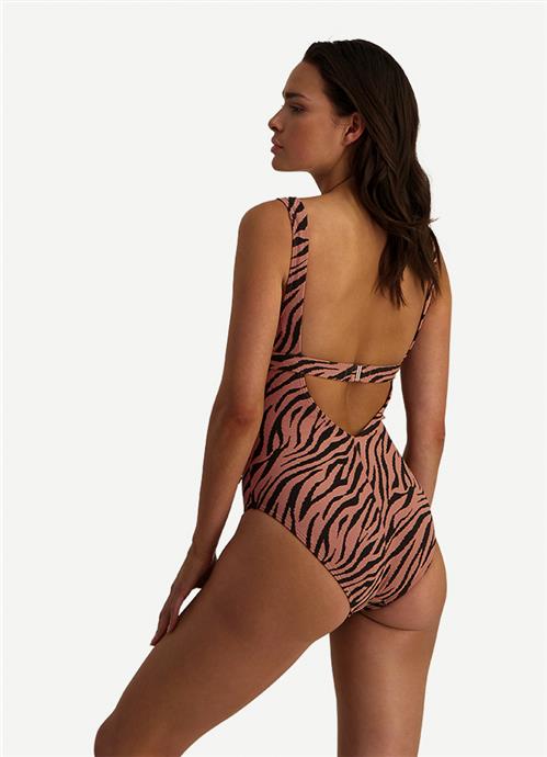 Rose Zebra easy fit swimsuit 