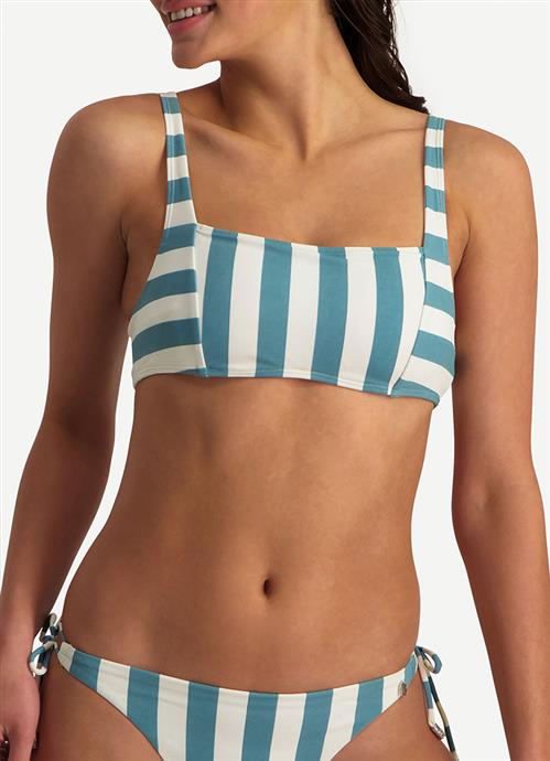 Bella Stripe square bikinitop 
