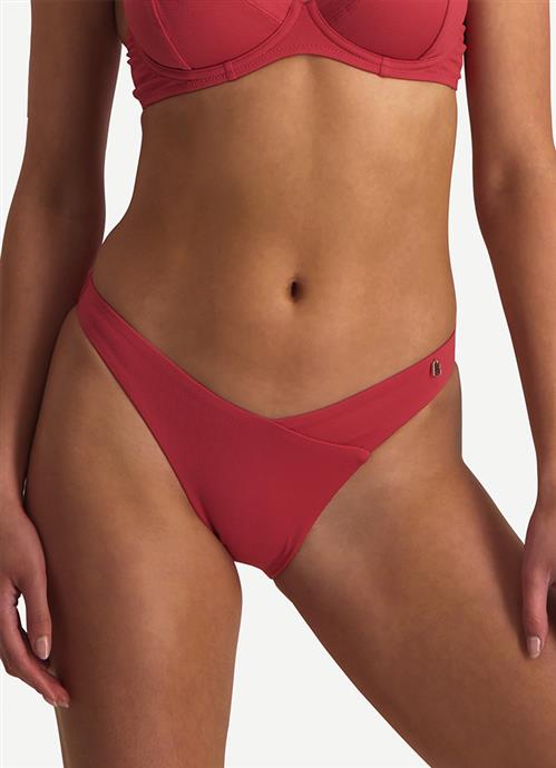 Cardinal Red V-detail bikini bottom 