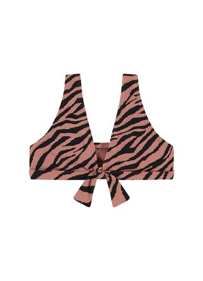 rose-zebra-girls-bow-detail-bikini-top