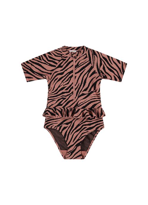 Rose Zebra girls UV-swimsuit 