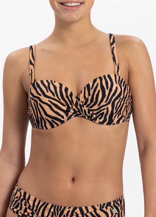 Soft Zebra multiway bikini top 