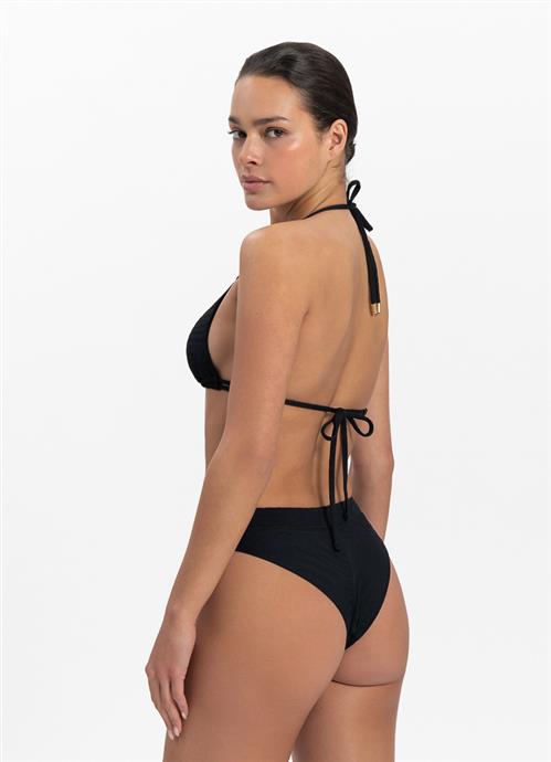 Black Swirl brazilian bikini bottom 
