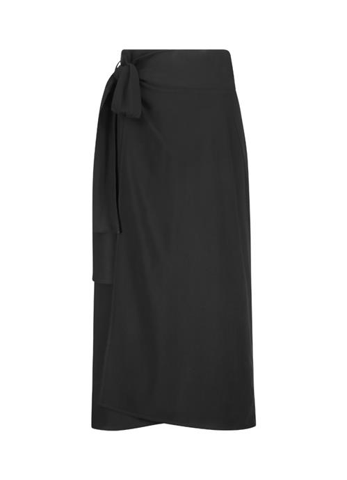 Black Swirl wrap skirt 