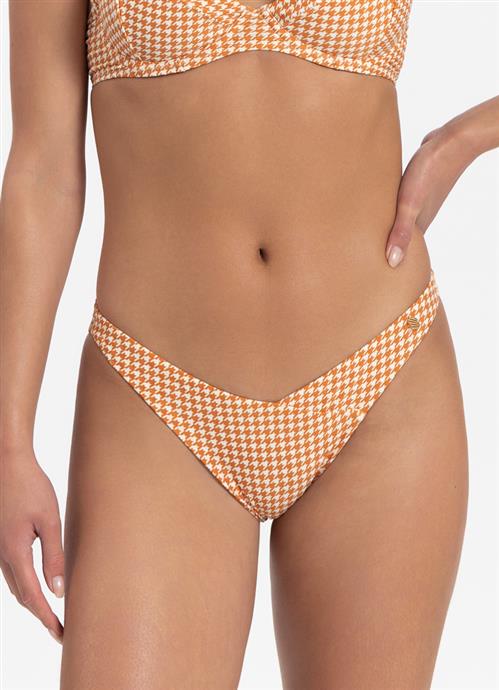 Pied de Poule v-detail bikini bottom 