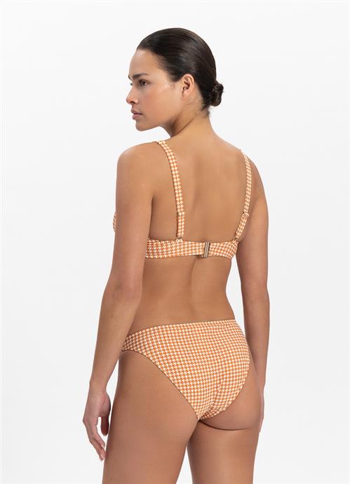 Pied de Poule v-detail bikini bottom 