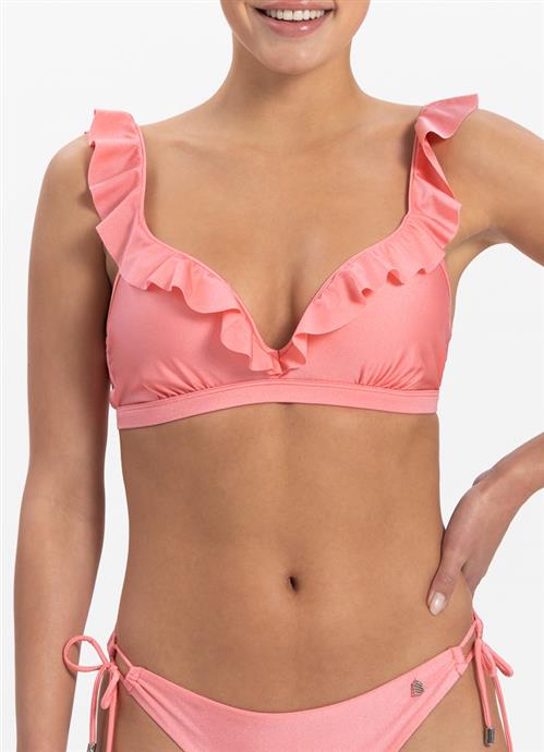 Pink Shine ruffle bikinitop 