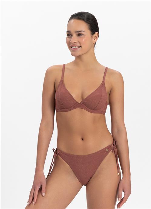 Rouge shimmer BH-fit bikini top 