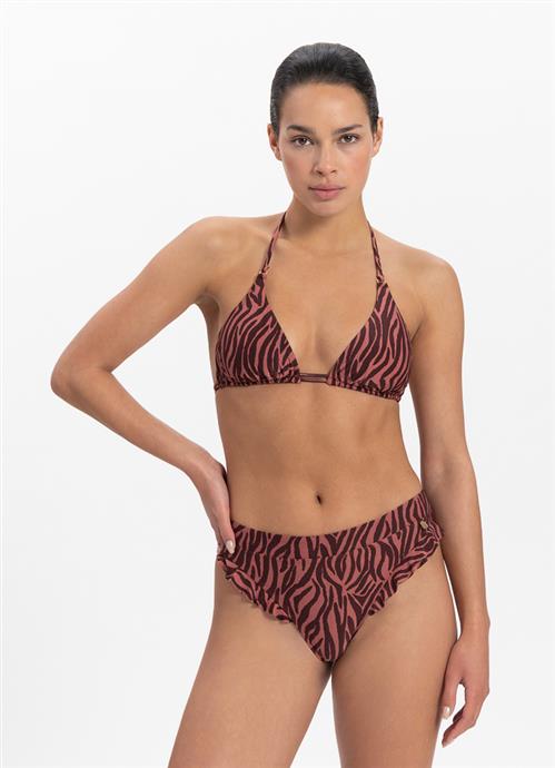 Zebra Triangel-Bikini-Top 