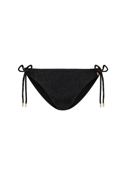 Black Embroidery Bikini Hose mit Schleifen 