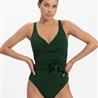 green-embroidery-halter-swimsuit
