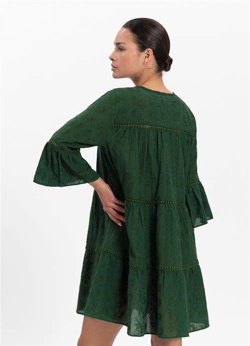 Green Embroidery tunic 
