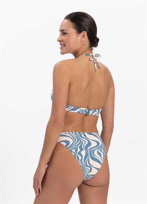 Swirl side tie bikini bottom 