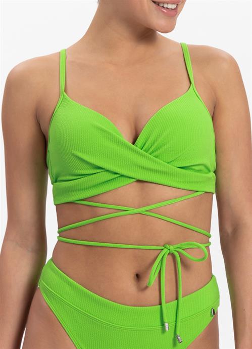 Green Flash twist bikini top 