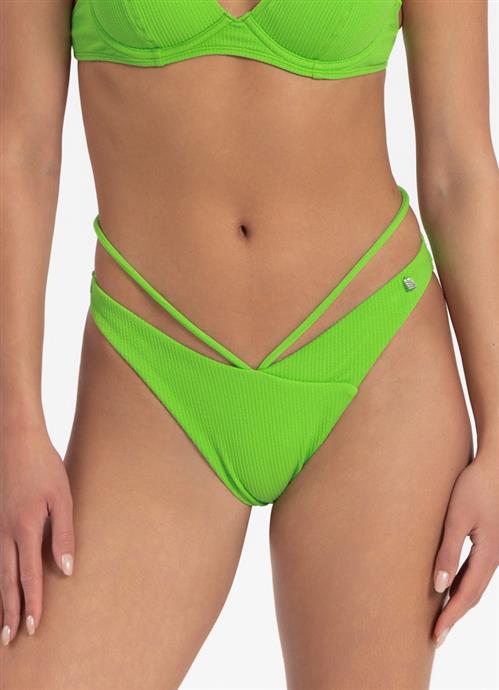 Green Flash v-detail bikini bottom 
