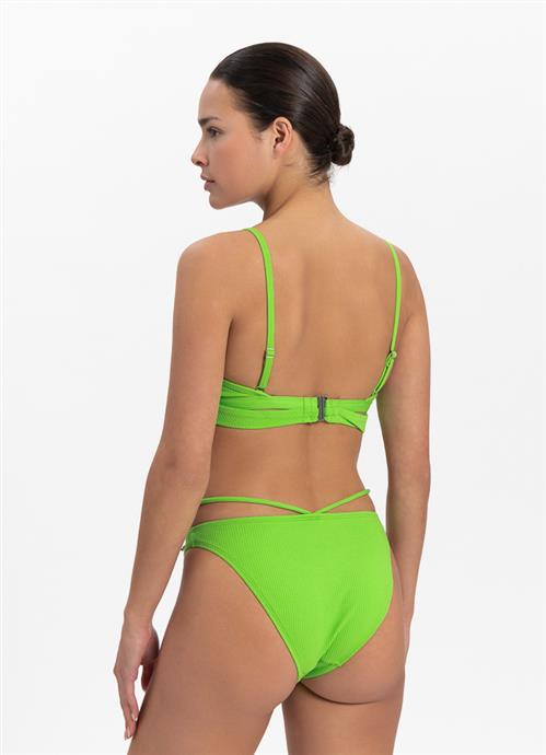Green Flash v-detail bikini bottom 