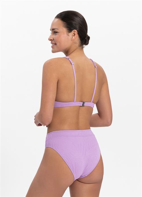 Purple Swirl high-waist bikinibroekje 