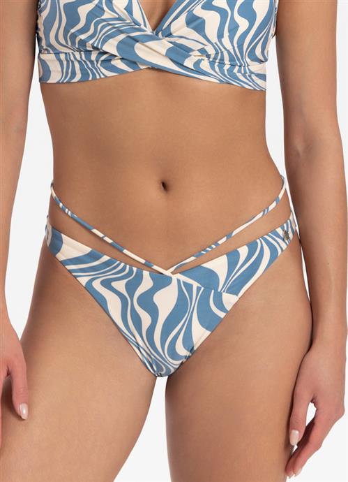 Swirl v-detail bikini bottom 