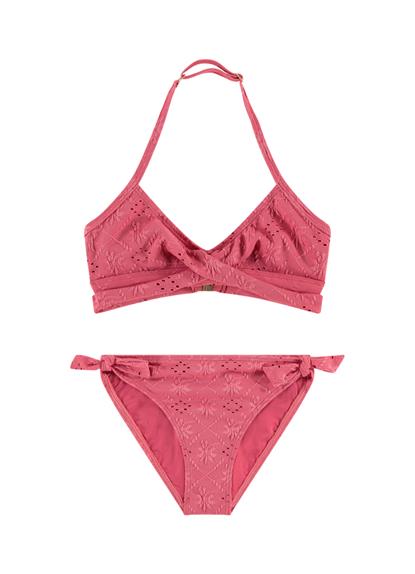 pink-embroidery-madchen-bikini-set-mit-twist-detail