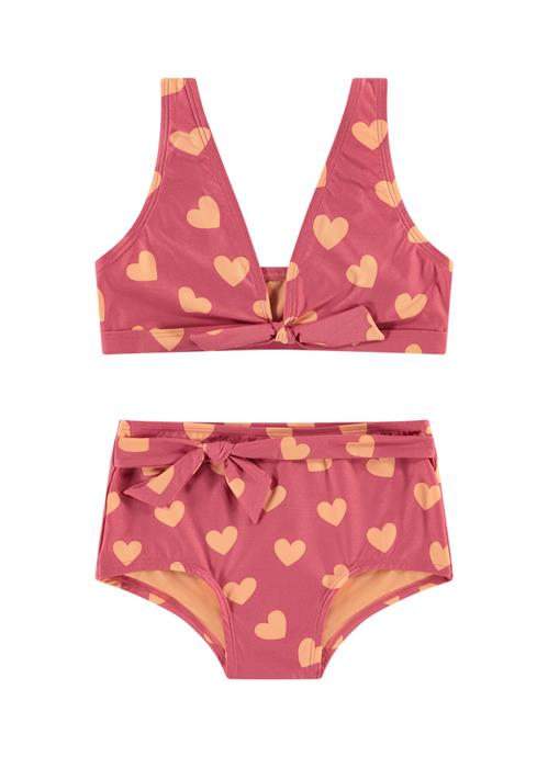 Sweetheart girls bow bikini set 